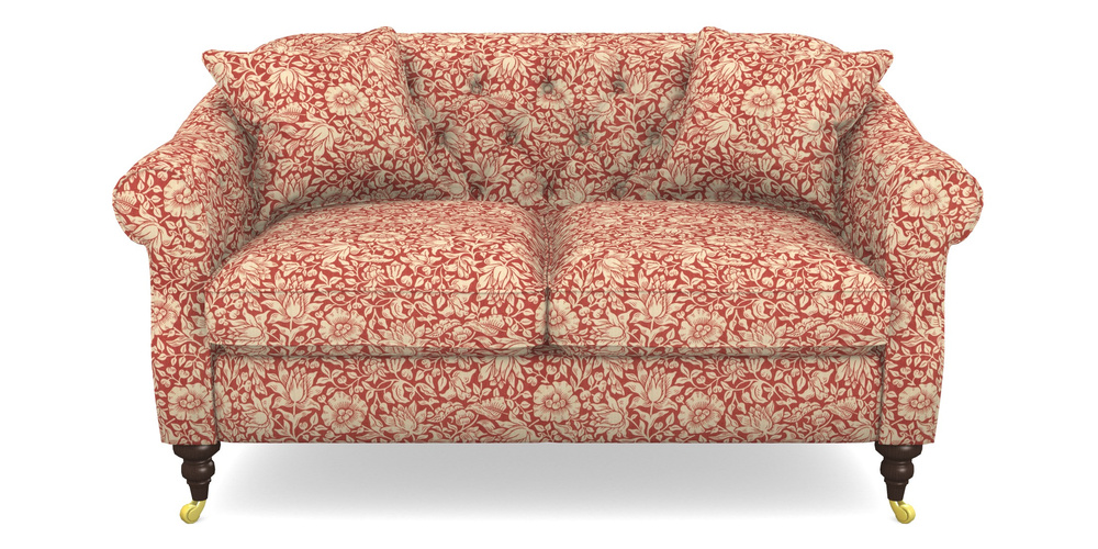 Product photograph of Abbotsbury 2 5 Seater Sofa In William Morris Collection - Mallow - Madder from Sofas and Stuff Limited