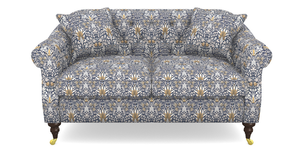 Product photograph of Abbotsbury 2 5 Seater Sofa In William Morris Collection - Snakeshead - Indigo Hemp from Sofas and Stuff Limited