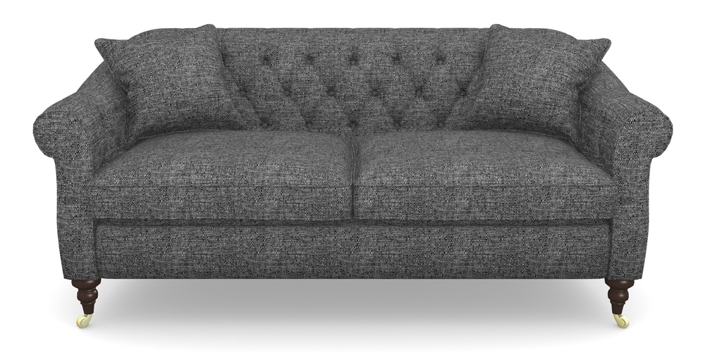 Product photograph of Abbotsbury 3 Seater Sofa In Aqua Clean Hove - Charcoal from Sofas and Stuff Limited