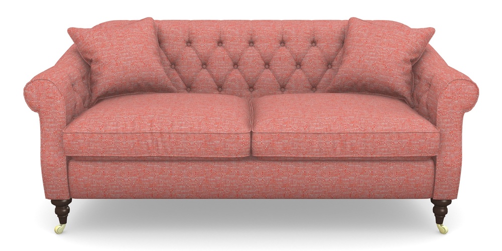 Product photograph of Abbotsbury 3 Seater Sofa In Aqua Clean Hove - Chilli from Sofas and Stuff Limited
