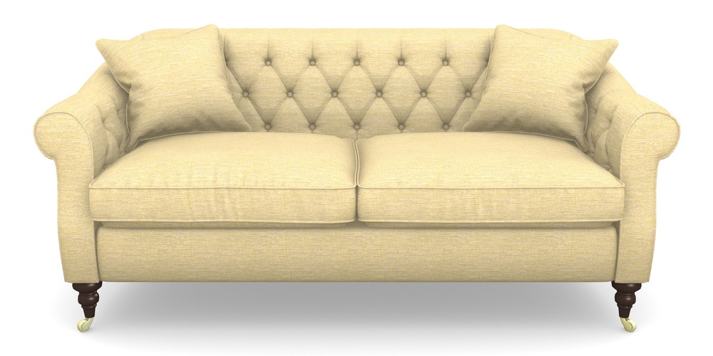 Product photograph of Abbotsbury 3 Seater Sofa In Aqua Clean Hove - Lemon from Sofas and Stuff Limited