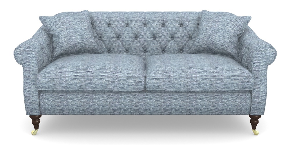 Product photograph of Abbotsbury 3 Seater Sofa In Aqua Clean Oban - Denim from Sofas and Stuff Limited