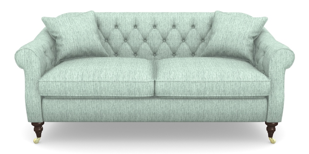 Product photograph of Abbotsbury 3 Seater Sofa In Aqua Clean Tenby - Duck Egg from Sofas and Stuff Limited