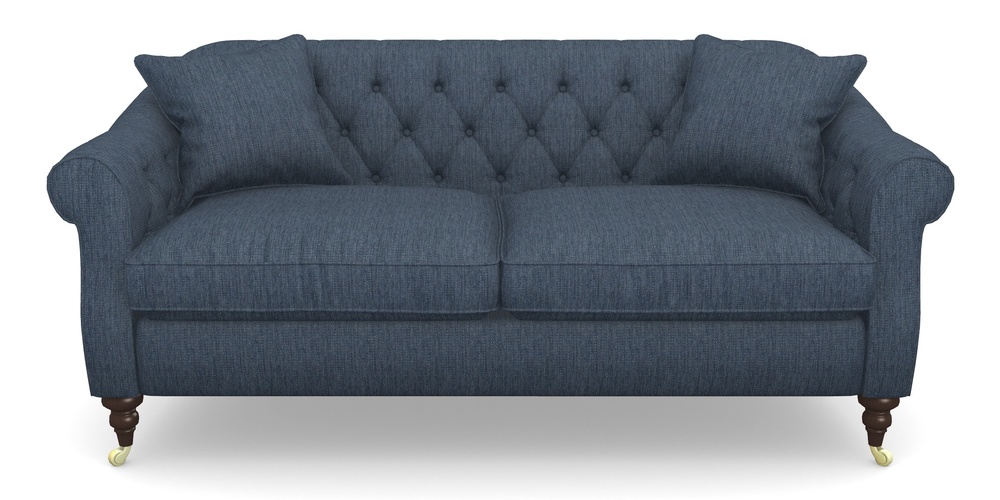 Product photograph of Abbotsbury 3 Seater Sofa In Aqua Clean Tenby - Navy from Sofas and Stuff Limited
