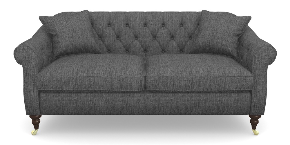 Product photograph of Abbotsbury 3 Seater Sofa In Aqua Clean Tenby - Slate from Sofas and Stuff Limited