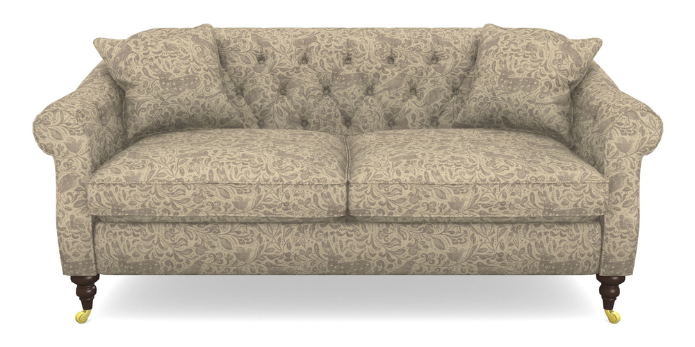 Product photograph of Abbotsbury 3 Seater Sofa In V A Drawn From Nature - Bird And Rabbit - Grey from Sofas and Stuff Limited