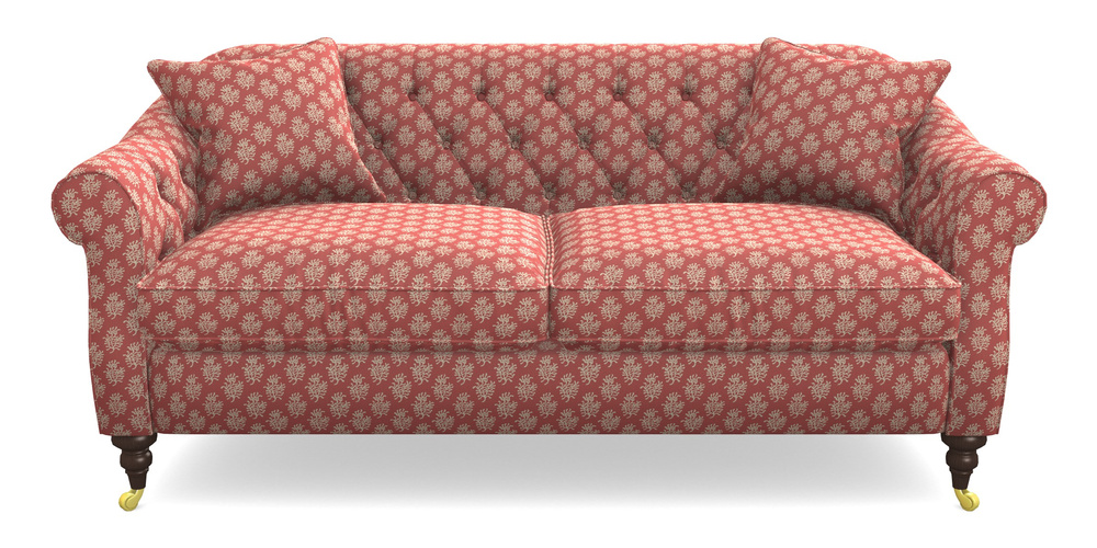 Product photograph of Abbotsbury 3 Seater Sofa In Cloth 21 - Coral 1 - Ginger Snap from Sofas and Stuff Limited