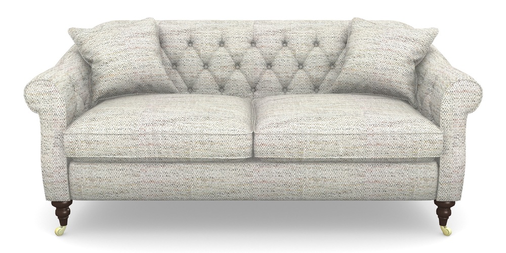 Product photograph of Abbotsbury 3 Seater Sofa In Chunky Herringbone - Chunky Herringbone Natural from Sofas and Stuff Limited