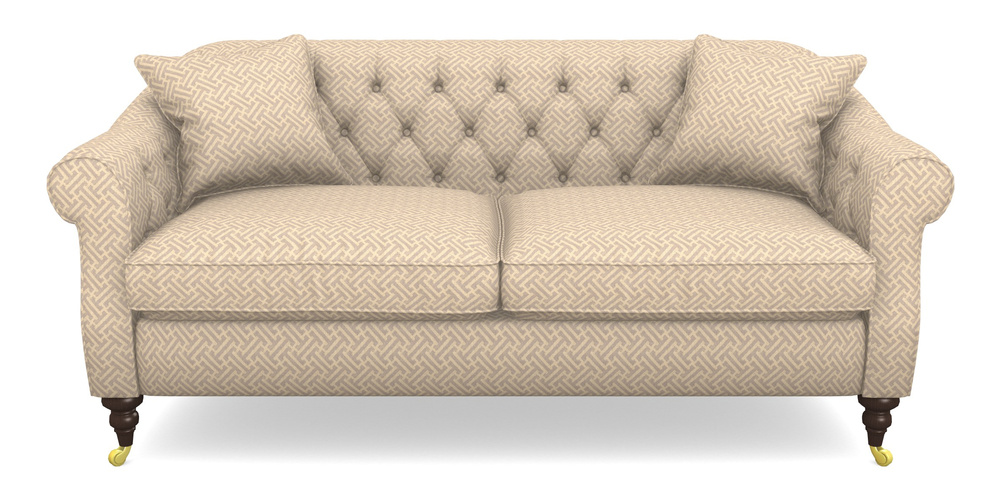 Product photograph of Abbotsbury 3 Seater Sofa In Cloth 18 - Key - Berry from Sofas and Stuff Limited