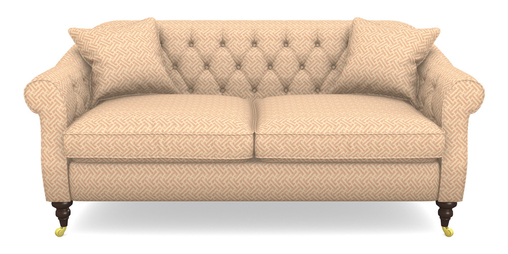 Product photograph of Abbotsbury 3 Seater Sofa In Cloth 18 - Key - Flamingo from Sofas and Stuff Limited