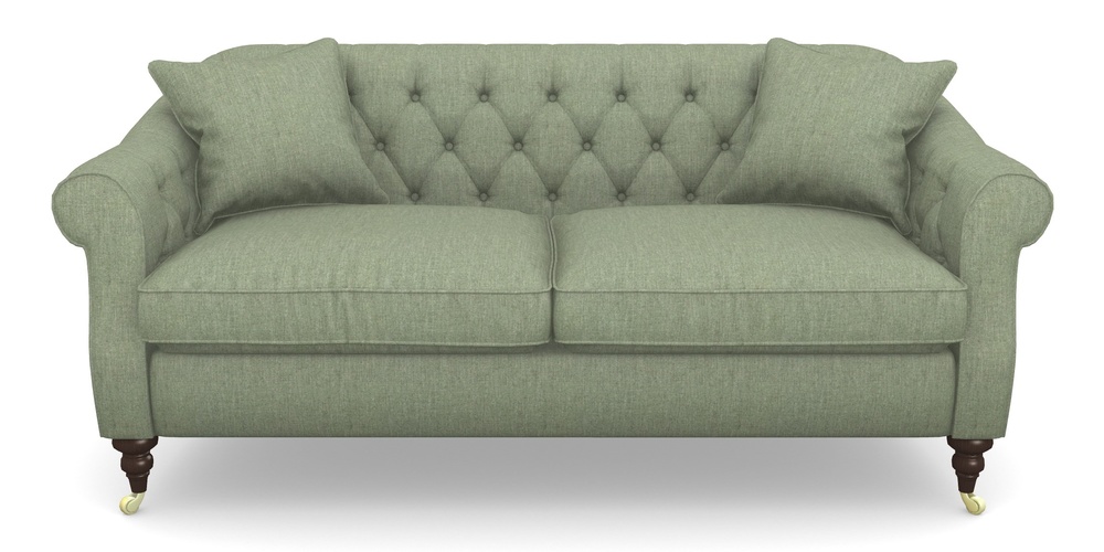Product photograph of Abbotsbury 3 Seater Sofa In Clever Cotton Mix - Forest from Sofas and Stuff Limited
