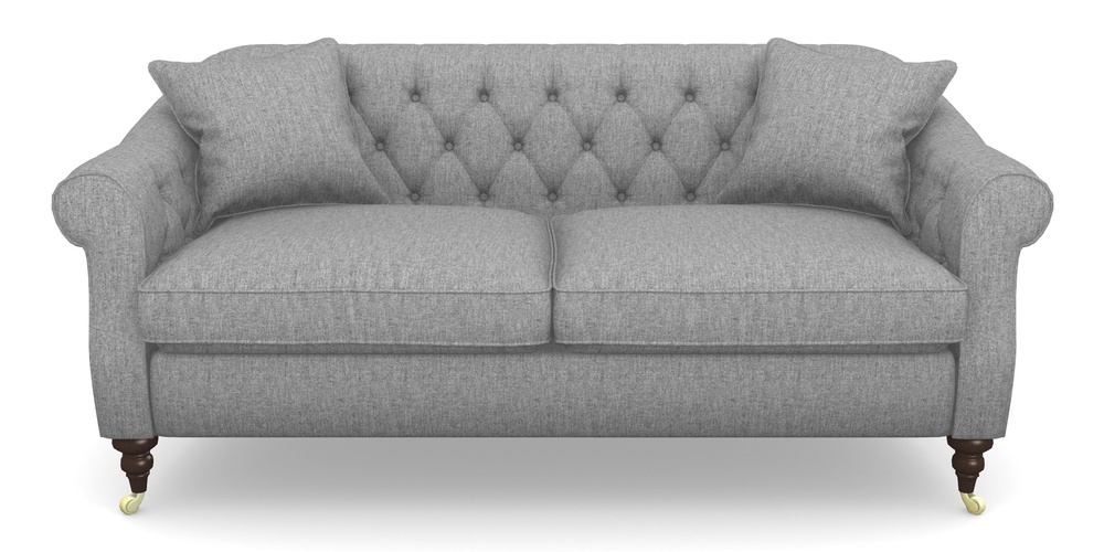 Product photograph of Abbotsbury 3 Seater Sofa In Clever Cotton Mix - Iron from Sofas and Stuff Limited