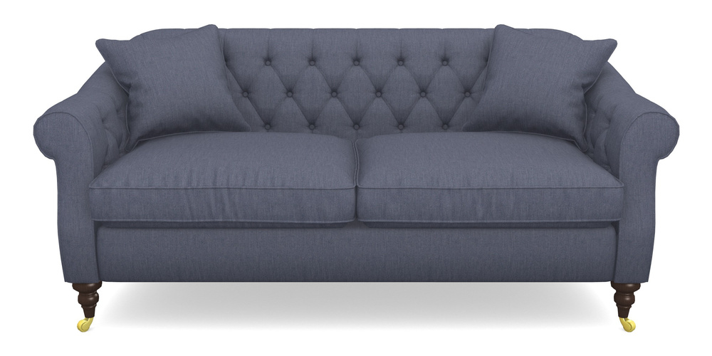 Product photograph of Abbotsbury 3 Seater Sofa In Clever Cotton Mix - Oxford Blue from Sofas and Stuff Limited