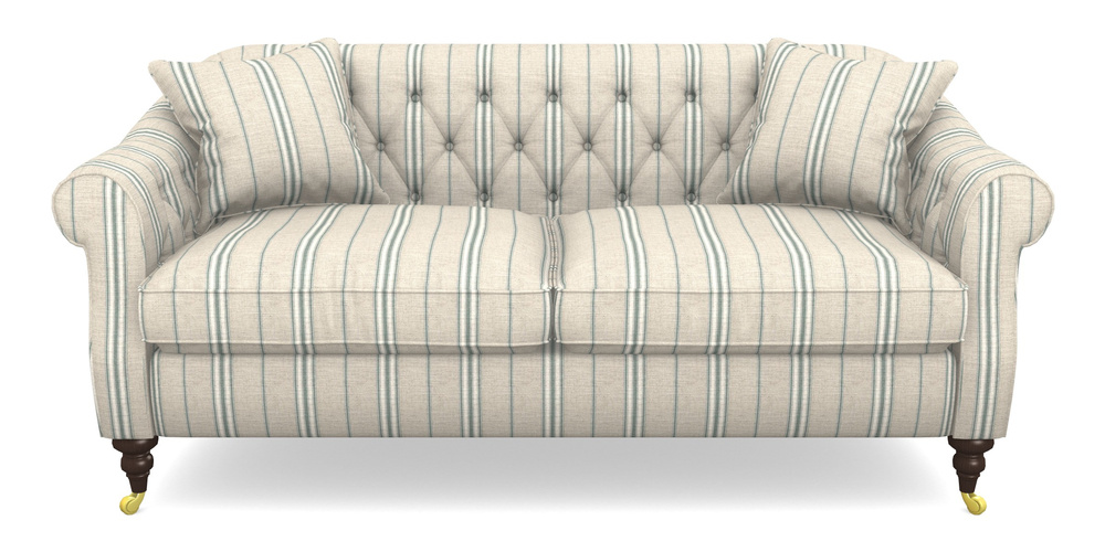 Product photograph of Abbotsbury 3 Seater Sofa In Cloth 18 Stripes - Regimental - Basil from Sofas and Stuff Limited