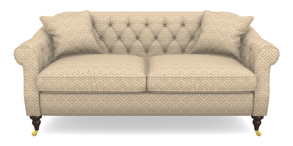 Product photograph of Abbotsbury 3 Seater Sofa In Cloth 18 - Tile - Berry from Sofas and Stuff Limited