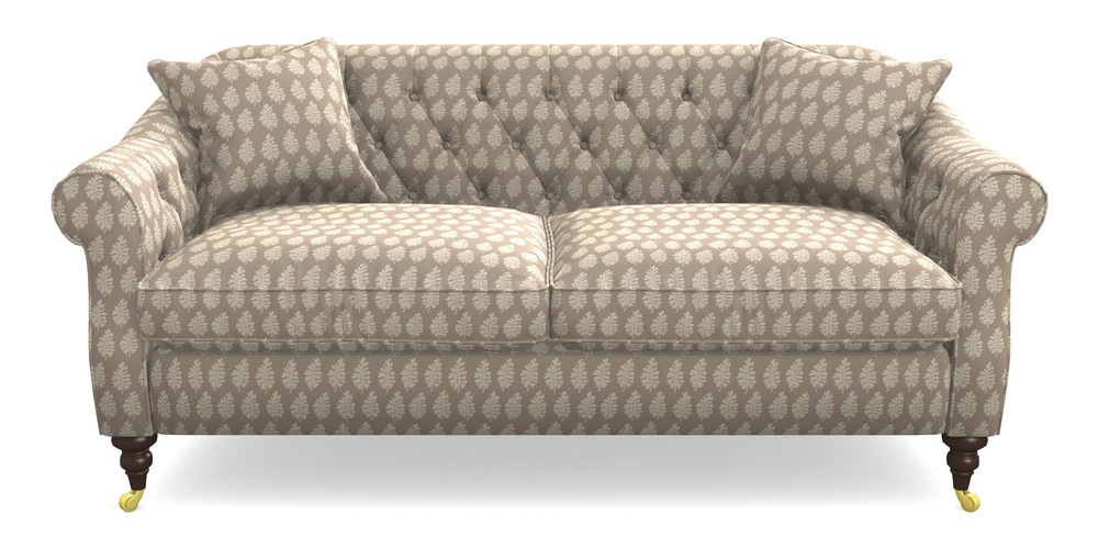 Product photograph of Abbotsbury 3 Seater Sofa In Cloth 21 - Oak Leaf - Beech from Sofas and Stuff Limited