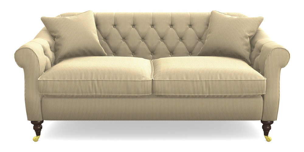 Product photograph of Abbotsbury 3 Seater Sofa In Cloth 21 - Simple Stripe - Quince from Sofas and Stuff Limited