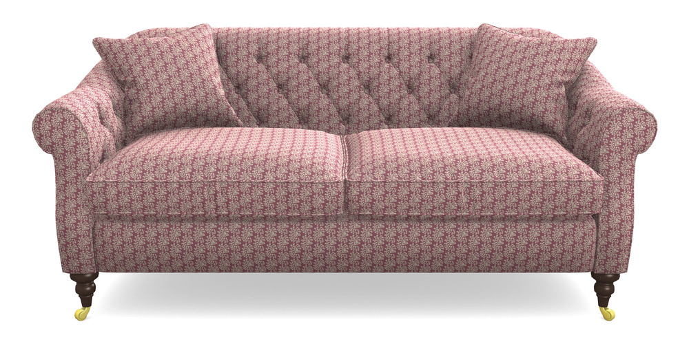 Product photograph of Abbotsbury 3 Seater Sofa In Cloth 21 - Spring Twig - Cassis from Sofas and Stuff Limited