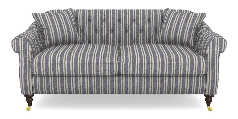 Product photograph of Abbotsbury 3 Seater Sofa In Cloth 22 - Barcode - Deep Water from Sofas and Stuff Limited