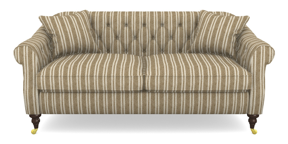Product photograph of Abbotsbury 3 Seater Sofa In Cloth 22 - Barcode - Fallen Leaf from Sofas and Stuff Limited