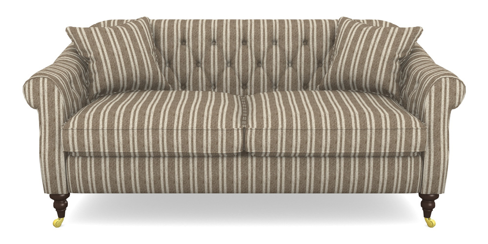 Product photograph of Abbotsbury 3 Seater Sofa In Cloth 22 - Barcode - Peat from Sofas and Stuff Limited