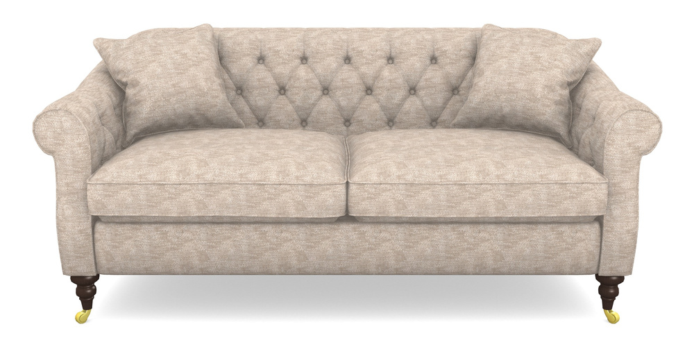 Product photograph of Abbotsbury 3 Seater Sofa In Cloth 20 - Design 4 - Natural Slub from Sofas and Stuff Limited