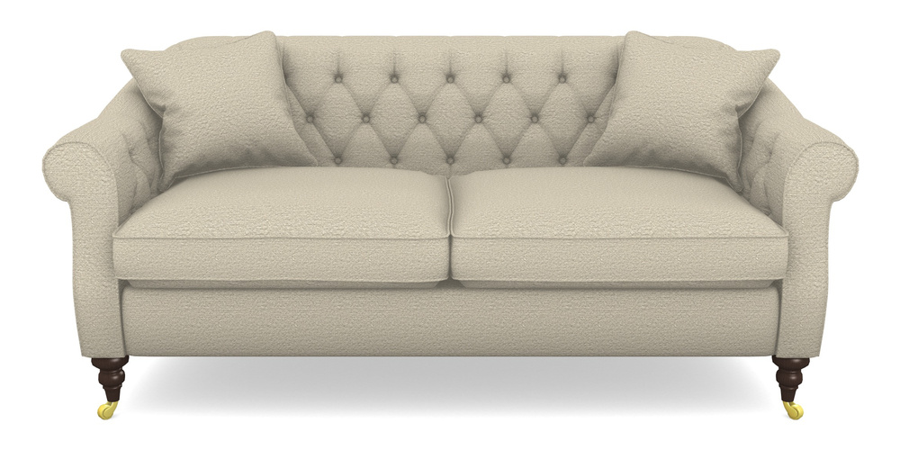 Product photograph of Abbotsbury 3 Seater Sofa In Cloth 20 - Design 6 - Natural Linen from Sofas and Stuff Limited