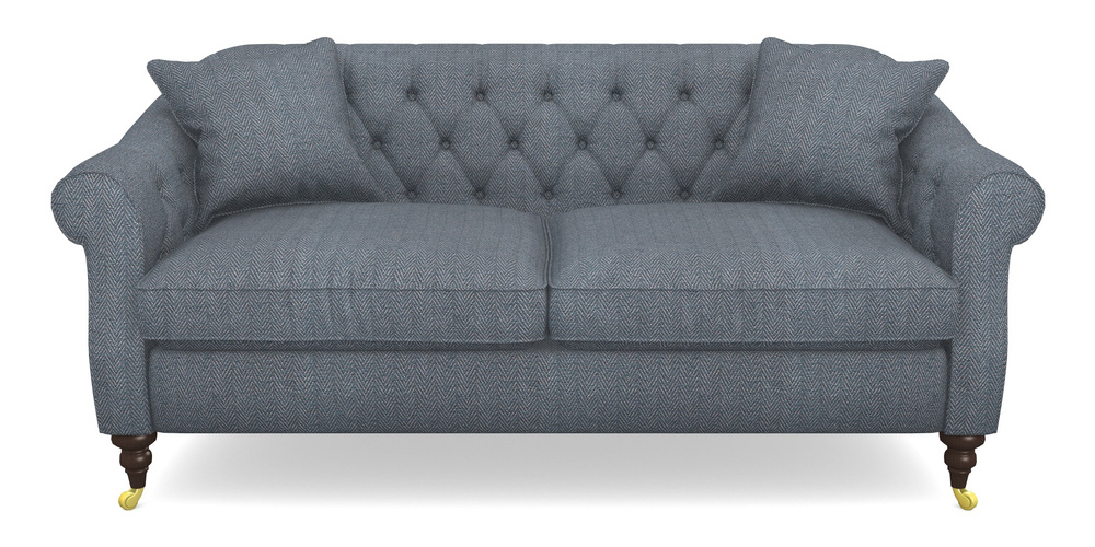 Product photograph of Abbotsbury 3 Seater Sofa In Dundee Herringbone - Denim from Sofas and Stuff Limited