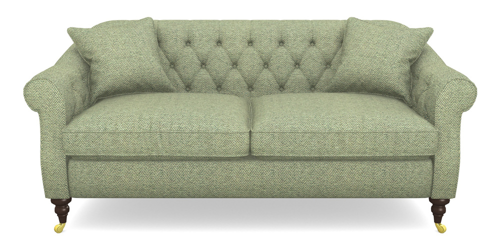 Product photograph of Abbotsbury 3 Seater Sofa In Dundee Herringbone - Sage from Sofas and Stuff Limited