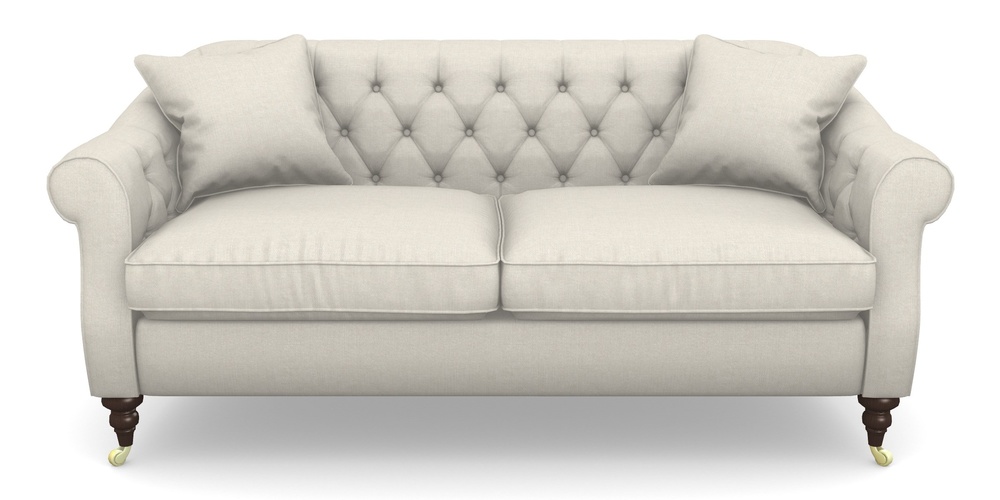 Product photograph of Abbotsbury 3 Seater Sofa In Easy Clean Plain - Chalk from Sofas and Stuff Limited