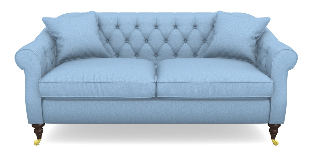 Product photograph of Abbotsbury 3 Seater Sofa In Eco Washable Cotton - Cornflower from Sofas and Stuff Limited