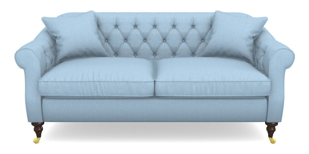 Product photograph of Abbotsbury 3 Seater Sofa In Eco Washable Cotton - Sky from Sofas and Stuff Limited