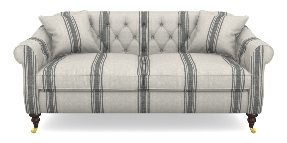 Product photograph of Abbotsbury 3 Seater Sofa In Flemish Stripe - Flemish Black from Sofas and Stuff Limited
