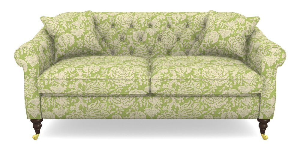 Product photograph of Abbotsbury 3 Seater Sofa In V A Brompton Collection - Flowering Kale - Lime from Sofas and Stuff Limited