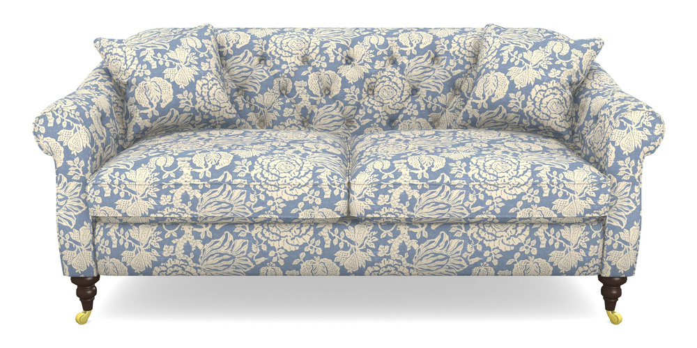 Product photograph of Abbotsbury 3 Seater Sofa In V A Brompton Collection - Flowering Kale - Morning Blue from Sofas and Stuff Limited