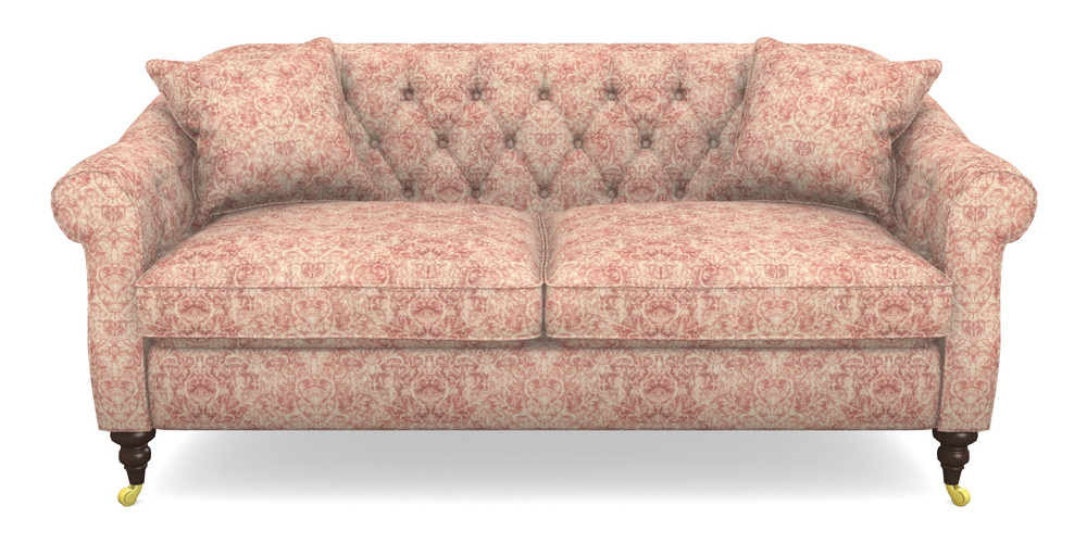 Product photograph of Abbotsbury 3 Seater Sofa In Grace Linen - Brick from Sofas and Stuff Limited