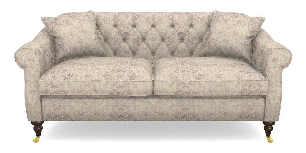Product photograph of Abbotsbury 3 Seater Sofa In Grace Linen - Grape from Sofas and Stuff Limited