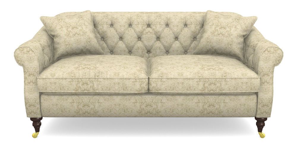 Product photograph of Abbotsbury 3 Seater Sofa In Grace Linen - Olive from Sofas and Stuff Limited