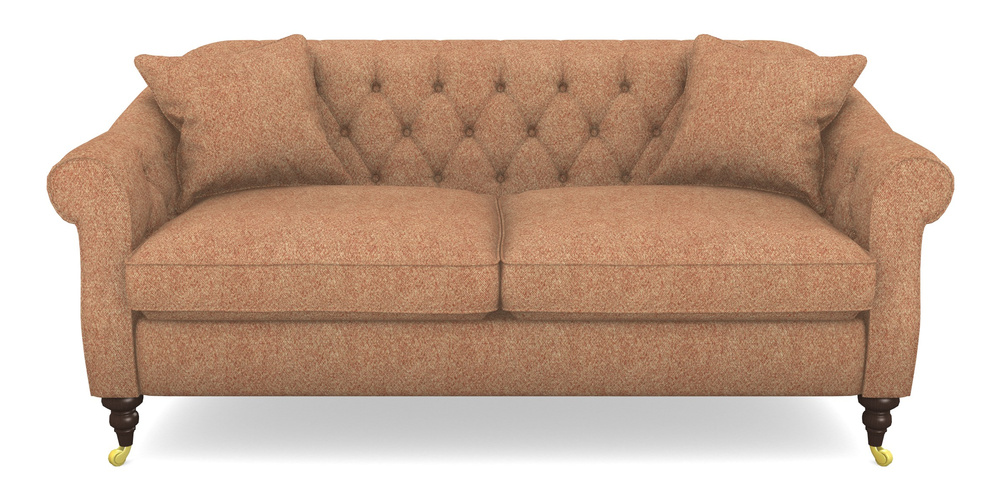 Product photograph of Abbotsbury 3 Seater Sofa In Cloth 22 Weaves - Grand Teton - Amber from Sofas and Stuff Limited