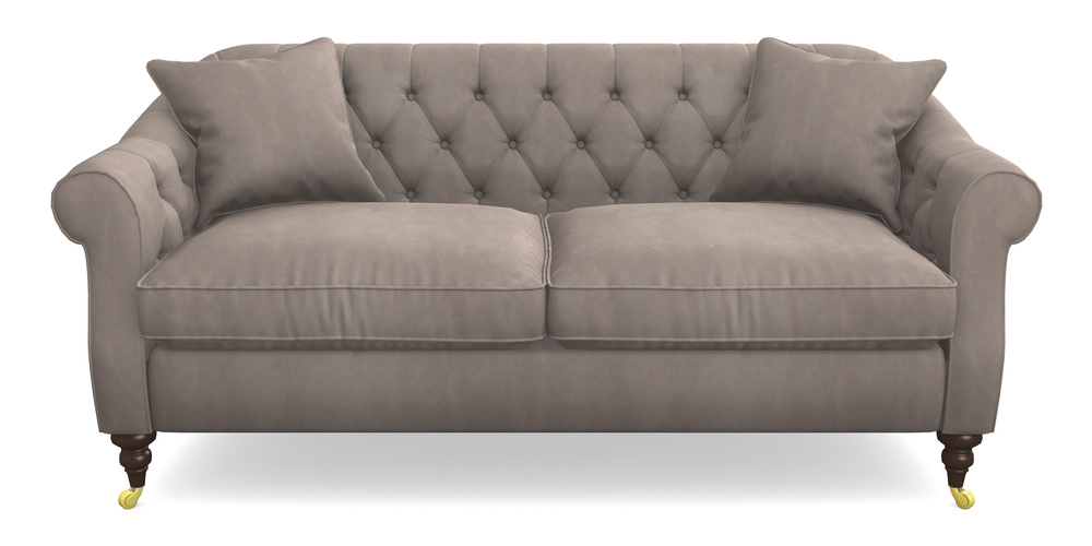 Product photograph of Abbotsbury 3 Seater Sofa In House Clever Velvet - Cocoa from Sofas and Stuff Limited