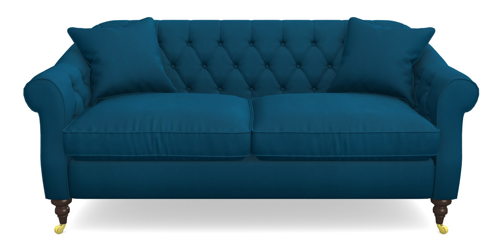 Product photograph of Abbotsbury 3 Seater Sofa In House Clever Velvet - Ocean from Sofas and Stuff Limited