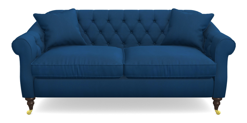 Product photograph of Abbotsbury 3 Seater Sofa In House Clever Velvet - Royal from Sofas and Stuff Limited