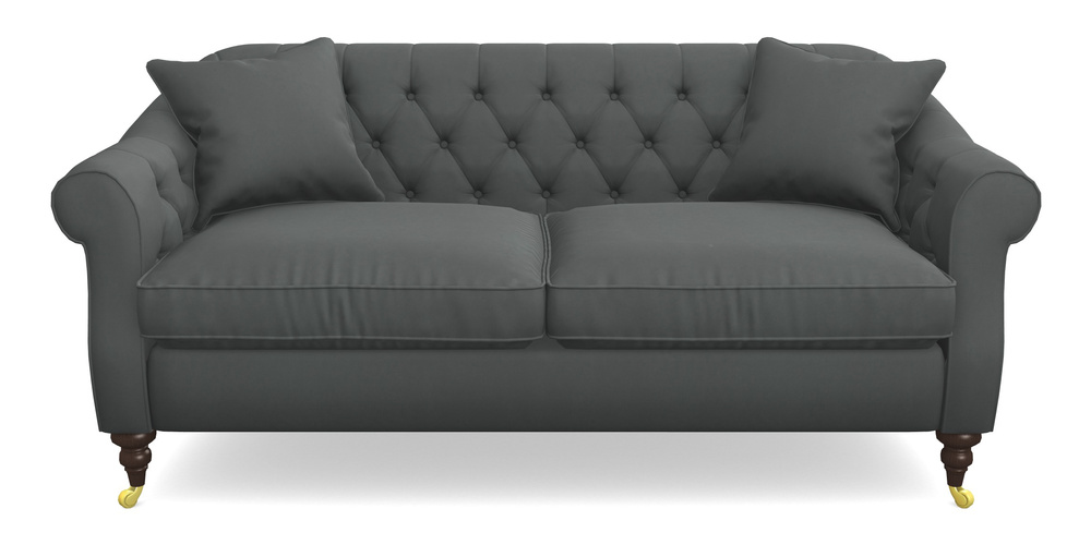 Product photograph of Abbotsbury 3 Seater Sofa In House Clever Velvet - Slate from Sofas and Stuff Limited