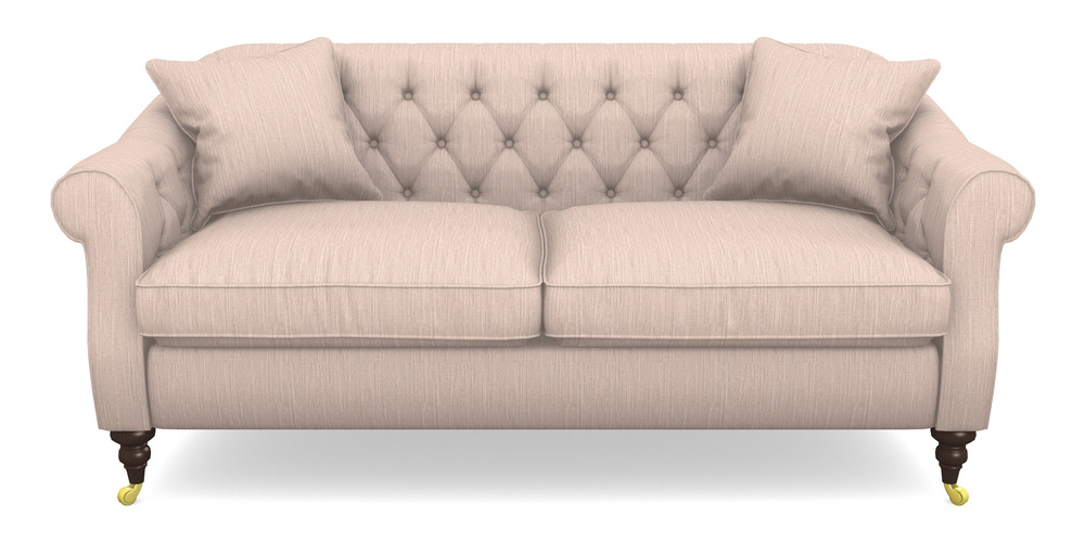 Product photograph of Abbotsbury 3 Seater Sofa In Herringbone - Rose from Sofas and Stuff Limited