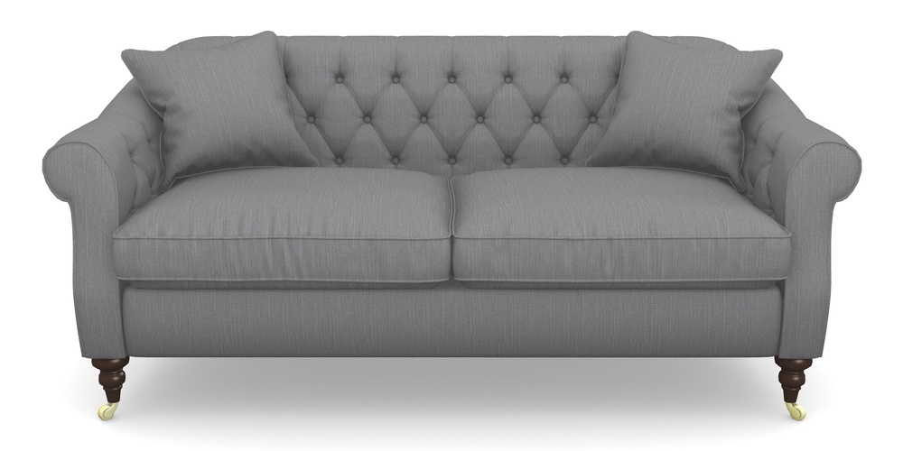 Product photograph of Abbotsbury 3 Seater Sofa In Herringbone - Thunder from Sofas and Stuff Limited