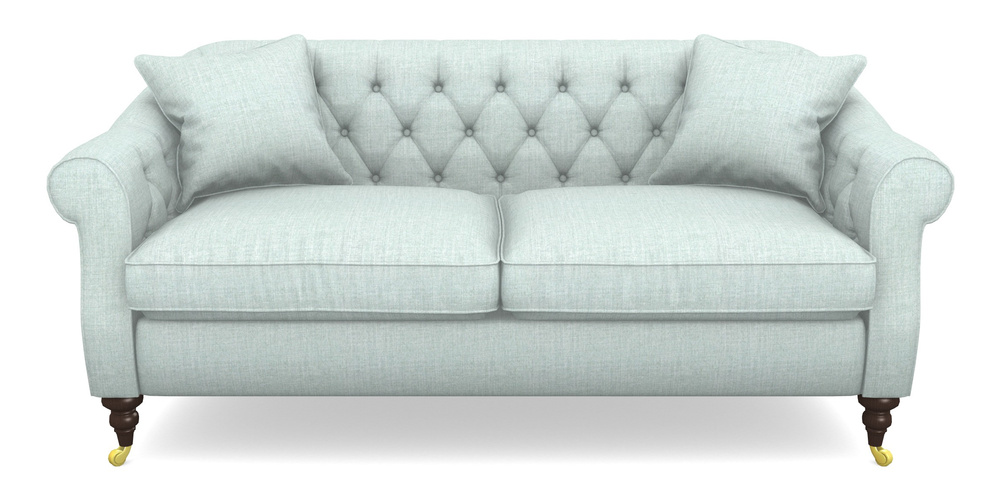 Product photograph of Abbotsbury 3 Seater Sofa In House Plain - Aqua from Sofas and Stuff Limited