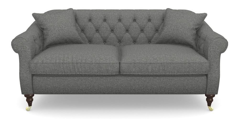 Product photograph of Abbotsbury 3 Seater Sofa In House Wool - Nickel from Sofas and Stuff Limited