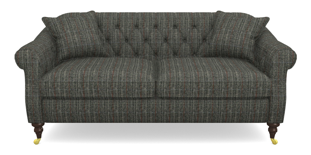Product photograph of Abbotsbury 3 Seater Sofa In Harris Tweed House - Harris Tweed House Grey from Sofas and Stuff Limited