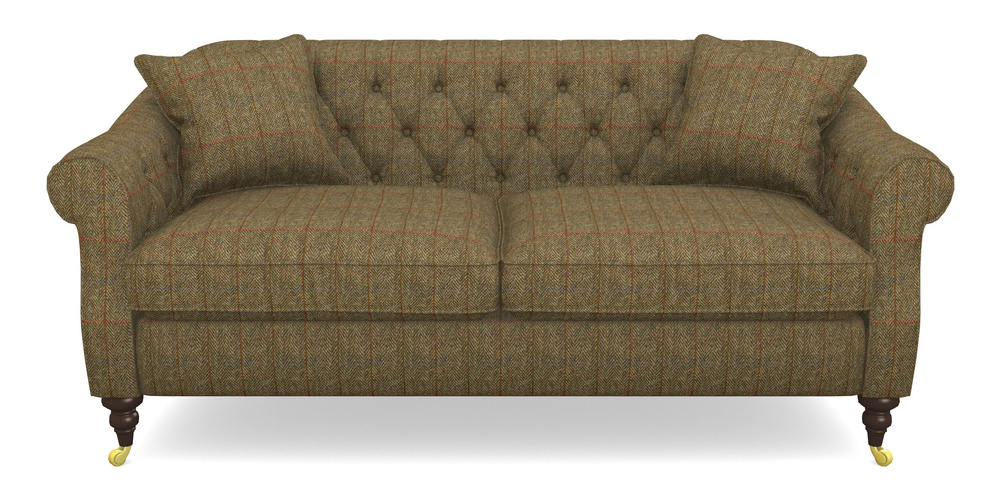 Product photograph of Abbotsbury 3 Seater Sofa In Harris Tweed House - Harris Tweed House Green from Sofas and Stuff Limited