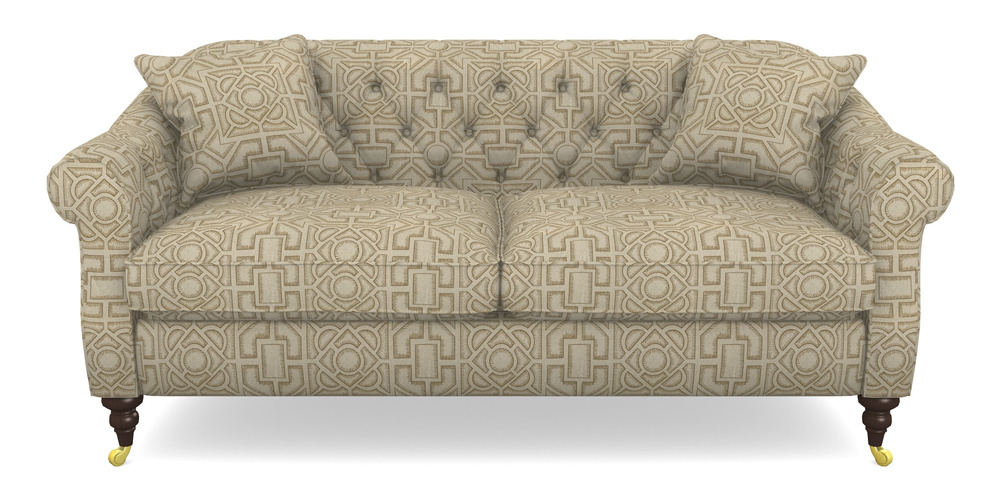 Product photograph of Abbotsbury 3 Seater Sofa In Rhs Collection - Large Knot Garden Linen - Gold from Sofas and Stuff Limited